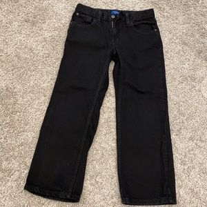 Like NEW Relaxed black jeans with adjustable waist